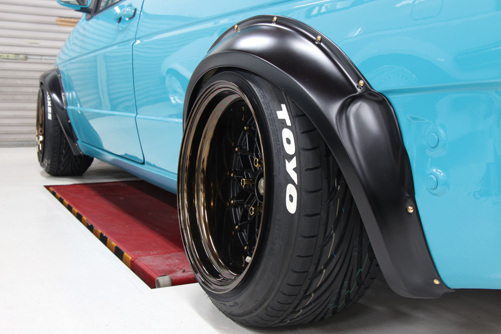 Golf2 オーバーフェンダーキット