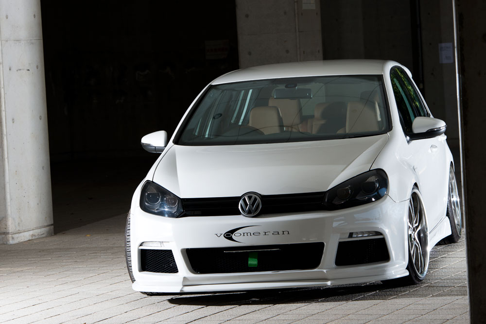 Golf6 Rスタイル フロントバンパーSET