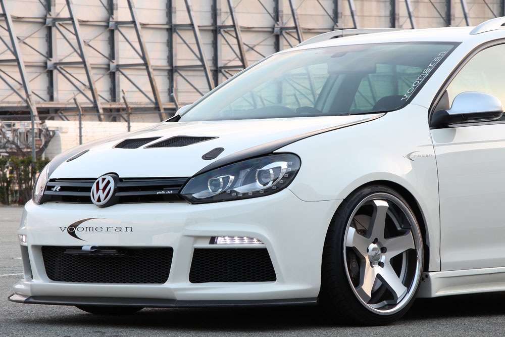 Golf6 Variant Rスタイル フロントバンパーSET